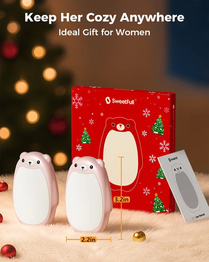 Rechargeable Hand Warmers 2 Pack – Cute Bear, 3 Heating Level Magnetic Handwarmers, Reusable Portable Heater, Christmas Gifts for Kids Teens","Features":["Long Lasting"]
